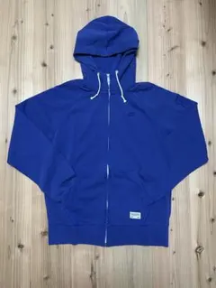 NIKEナイキ　ジップパーカー　青　サイズL