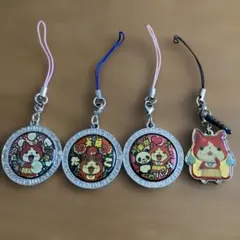 妖怪ウォッチ ジバニャン　アクリルキーホルダー 4個セット