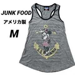 JUNKFOOD ジャンクフード　ディズニー　ミニー　タンクトップ　M ノースリ