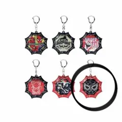 2個セット】スパイダーマンhappyくじ F賞 メタリックキーホルダー