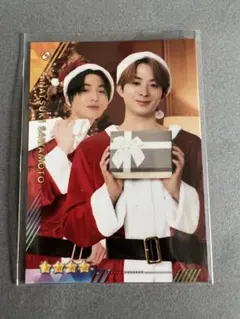 澤本夏輝 トラキンカード R 八木勇征 ペア クリスマス サンタ