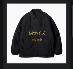 【新品】PADDED NYLON COACH JACKET (BLACK)
