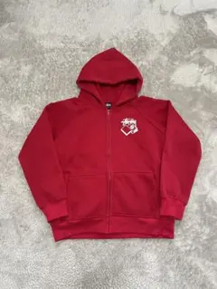 90s USA製　Stussy レッド パーカー Mサイズのサムネイル