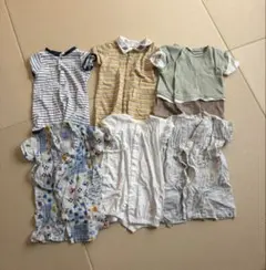 ロンパース半袖6点セット