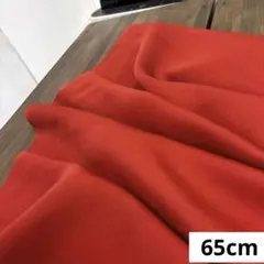 614 難色！正絹はぎれ 緋色系 模様織柄生地 65cm