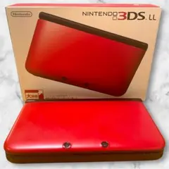 【完動品】Nintendo ニンテンドー3DS LL レッド×ブラック　本体