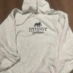 ロー様専用です⭐︎ Stüssy グレー フード付きパーカー Lサイズ