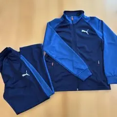 PUMA ネイビー ブルー ジャージセット　140