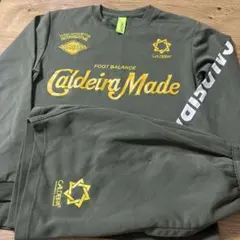 CALDEIRA 長袖プラシャツ カーキ上下150