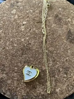 CHANEL ビンテージチャームボタン　ネックレスセット