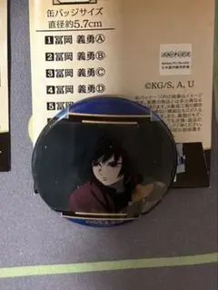 鬼滅の刃　推し隊士バッジコレクション／冨岡 義勇