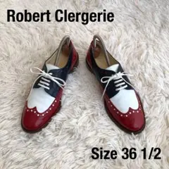 Robert Clergerieロベールクレジュリー　ウイングチップシューズ革靴のサムネイル