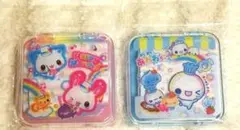平成キャラクター　あわわちゃん、はっぴぃマーチ クリアケース入りメモ帳！