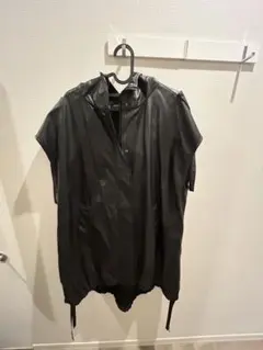 JEANASIS ブラック フード付きジャケット