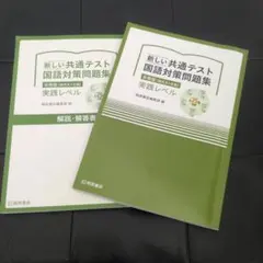 新しい共通テスト 国語対策問題集 合冊版(現代文+古典) 実践レベル