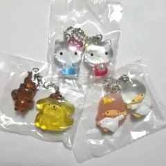 サンリオキャラクターズ なかよしドロップチャーム 3点セット ガチャガチャ