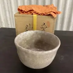 萩焼　七代目　兼田三左エ門　鉢　菓子鉢　栞　共箱付 萩焼 七代目 兼田三左エ門 鉢 菓子鉢 栞 共箱付