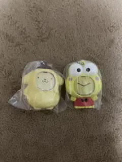 サンリオキャラクターズ　フォトフレームマスコット2 ポムポムプリン/けろっぴ