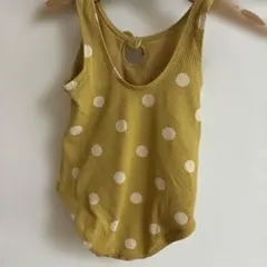 H&M 水玉模様 ベビー水着 3/4T