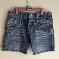 THE MAJOR JEANS ライトブルー デニムショートパンツ