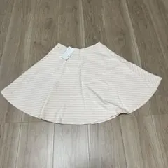 アメリカンアパレル　スカート 白ピンク