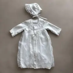 ベビードレス セレモニードレス 帽子付き