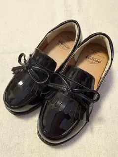 devirock 19㎝　ブラック フォーマルシューズ　ローファー