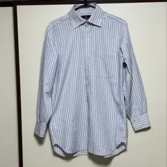 Aquascutum ストライプ柄 長袖シャツ 37-78 日本製のサムネイル