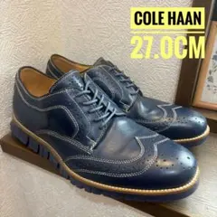 美品　COLE HAANゼログランド ウィングチップ オックスフォード　27cmのサムネイル
