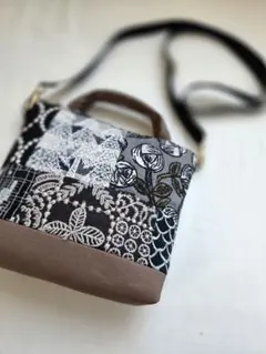 ミナペルホネン　パッチワーク④　ミニバッグ　ポーチ　ポシェット