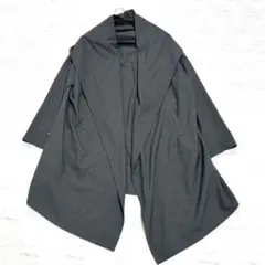 【極美品】ミズイロインド ドレープカーディガン グレー 洗える