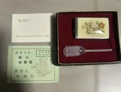【新品未使用】WAKO 和光 ポケット香水噴霧器 花柄 アトマイザー 箱付のサムネイル