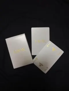 DIOR トランプ ゴールドロゴ入り