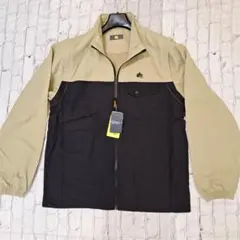ロゴスパークジップアップジャケット ベージュ/ブラックL取り外しベスト撥水加工のサムネイル