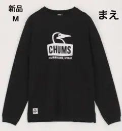新品　M チャムス 限定　長袖　ブービーフェイス　ロングスリーブ　Tシャツ　黒のサムネイル