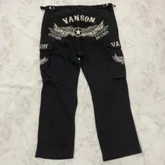 VANSON フライングスター 刺繍 羽 カーゴパンツNVBL-2201 38のサムネイル