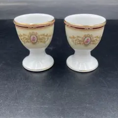 EM044）Noritake エッグスタンド エッグカップ 2個のサムネイル