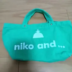 niko and... キャンバス トートバッグ グリーンのサムネイル
