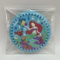 ディズニー刺繍缶バッチ2 リトルマーメイド他出品商品をまとめ買い¥100〜値下げ