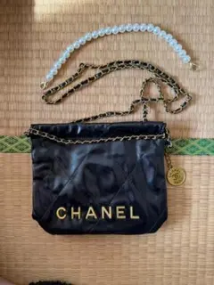 CHANEL ☆ノベルティ ブラック ショルダーバッグ~~~