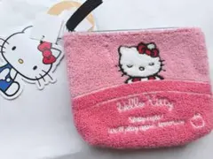 ハローキティ フリースポーチ ピンク
