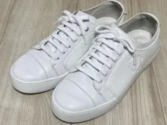 CHANEL シャネル ココマーク レザースニーカー 白 38 24.5cmのサムネイル