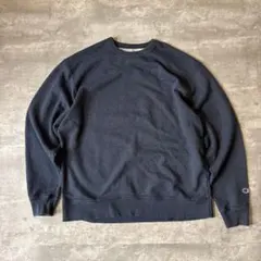 か*ペ様 チャンピオン 刺繍ロゴ スウェット 3XL ネイビー オーバーサイズ