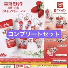 森永ミルク 加糖れん乳 ミニチュアチャーム2 ガチャ コンプリート