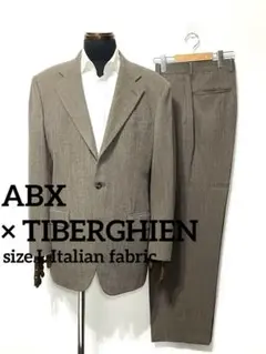 ABX◇イタリア製TIBERGHIEN高級生地◇メンズスーツセットアップのサムネイル