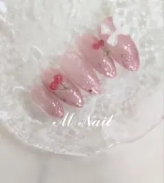 さくらんぼ♡ネイルチップ♡現品orサイズオーダー