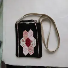 パッチワーク スマホショルダーバッグ