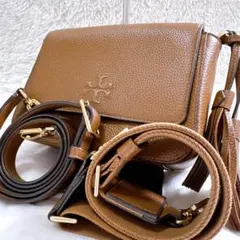 ✨超希少 極美品✨ トリーバーチ 3way テア レザー ブラウン タッセル