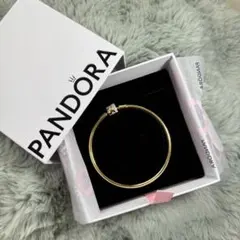PANDORA ゴールド バングル ブレスレットのサムネイル