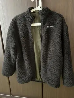 【CAMP7】「EAZYP」リバーシブルスタンドボアジャケット160㎝ ブラック